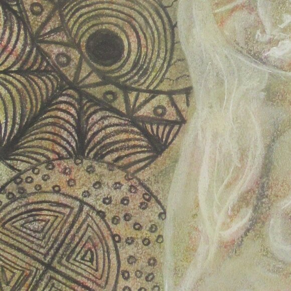 'Atmosphere', Pastel painting, Paper, Drawing, Art, Original - Picture 4 of 8